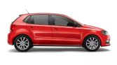 volkswagen polo red side view