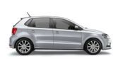volkswagen polo silver side view