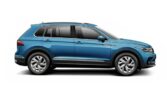 Volkswagen Tiguan blue side view