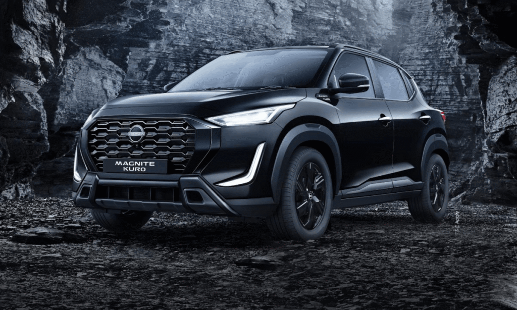 Nissan Magnite KURO Front View - Black Edition
